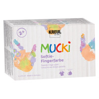 KREUL Softie-Fingerfarbe "MUCKI", 150 ml, 6er-Set