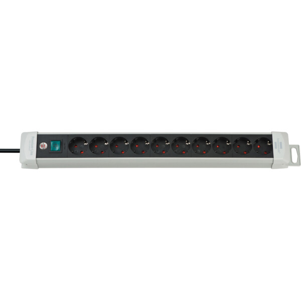 brennenstuhl Steckdosenleiste "Premium-Line", 10-fach, weiß