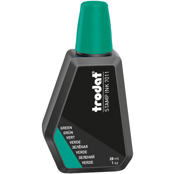 trodat Stempelfarbe 7011, 28 ml, grün