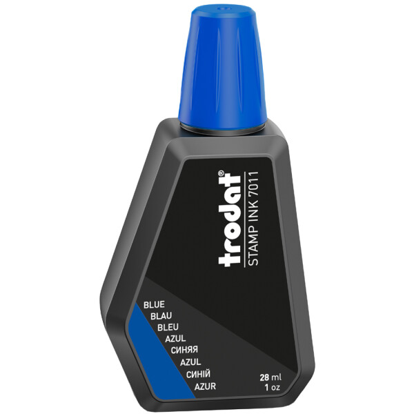 trodat Stempelfarbe 7011, 28 ml, blau