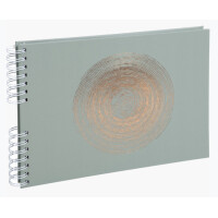 EXACOMPTA Foto-Spiralalbum Ellipse, 320 x 220 mm, grau
