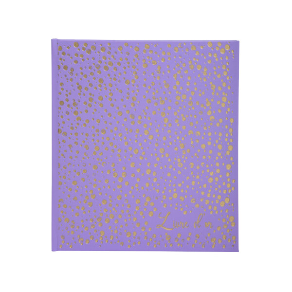 EXACOMPTA Gästebuch Plum, 190 x 210 mm, violett gold