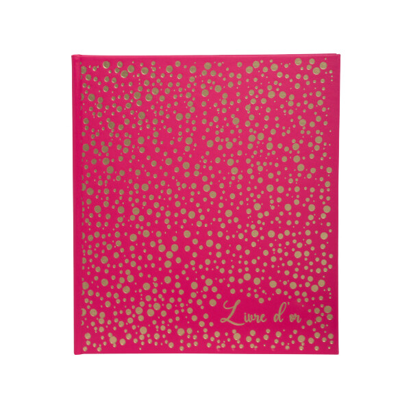 EXACOMPTA Gästebuch Plum, 190 x 210 mm, violett gold