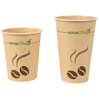 NATURE Star Papier-Kaffeebecher "Mocca", 0,2 l,...