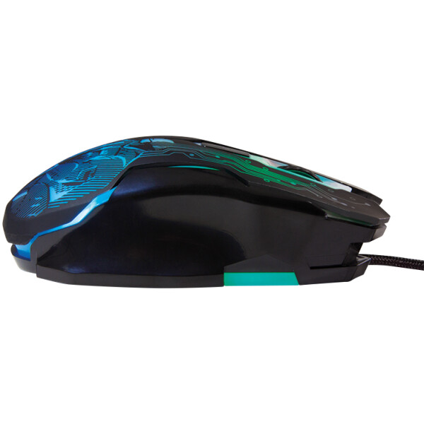 LogiLink Optische Gaming Maus, kabelgebunden, schwarz