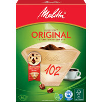 Melitta Aroma-Filtertüten "102", naturbraun
