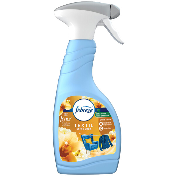 Febreze Spray Rafraîchissant Textile Rosée du Matin - 4 x 500 ml