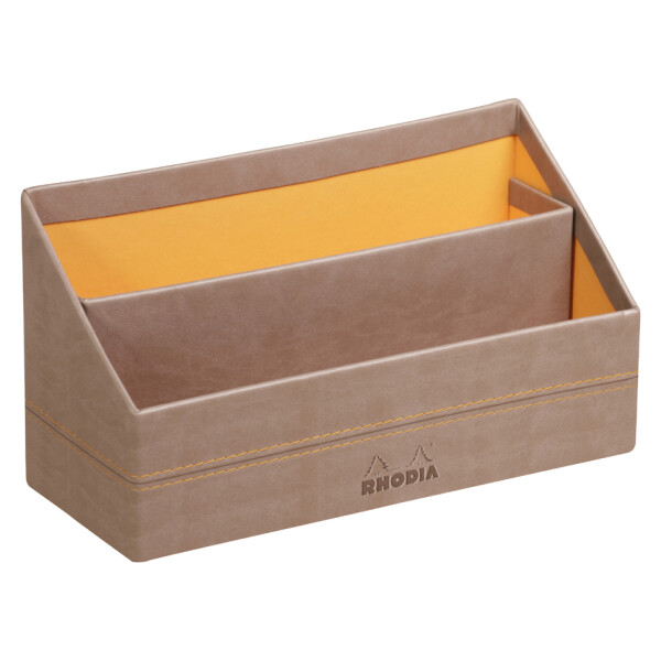 RHODIA Briefhalter RHODIARAMA, 2 Fächer, titan