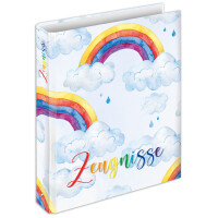 RNK Verlag Zeugnisringbuch "Rainbow", DIN A4,...