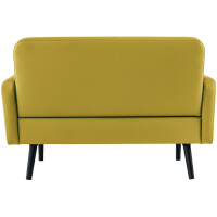 PAPERFLOW 2-Sitzer Sofa LISBOA, Kunstlederbezug, orange