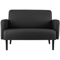 PAPERFLOW 2-Sitzer Sofa LISBOA, Kunstlederbezug, orange