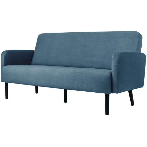 PAPERFLOW 3-Sitzer Sofa LISBOA, Stoffbezug, blau