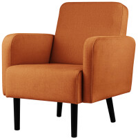 PAPERFLOW Sessel LISBOA, Stoffbezug, braun