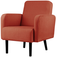 PAPERFLOW Sessel LISBOA, Stoffbezug, braun