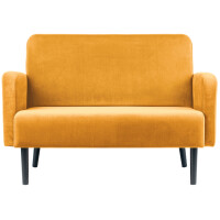 PAPERFLOW 2-Sitzer Sofa LISBOA, Stoffbezug, rost