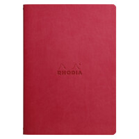 RHODIA Notizheft RHODIARAMA, DIN A5, liniert, mohnrot