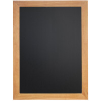 Securit Kreidetafel UNIVERSAL, mit Holzrahmen, teak