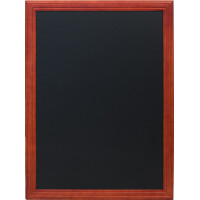 Securit Kreidetafel UNIVERSAL, mit Holzrahmen, mahagoni
