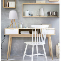 UNiLUX LED-Tischleuchte KATY, weiß bambus