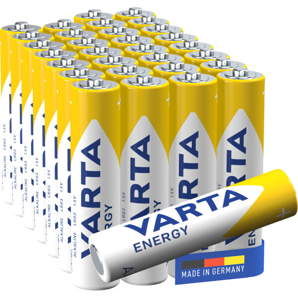 VARTA Alkaline Batterie Energy, Micro (AAA LR3), 8er