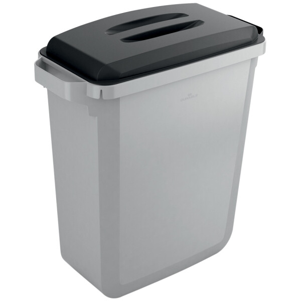 DURABLE Deckel DURABIN ECO 60, rechteckig, schwarz