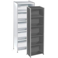 kerkmann Vorbautüren-Set für Regal, 5 Ordnerhöhen, weiß