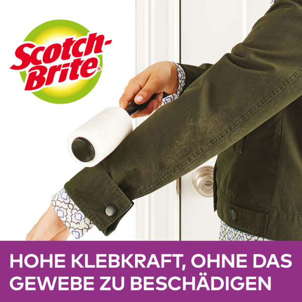 Scotch-Brite Ersatz-Rolle für Fussel-Roller, 30 Blatt
