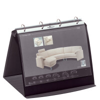 DURABLE Klarsichthüllen für Tisch-Flipchart, A4...