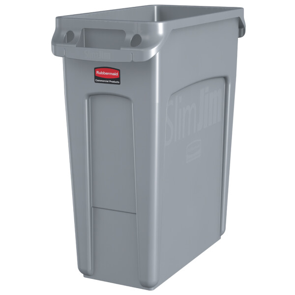 Rubbermaid Transportroller Slim Jim, erweiterbar, schwarz