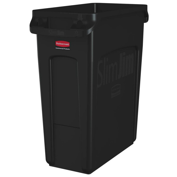Rubbermaid Transportroller Slim Jim, erweiterbar, schwarz
