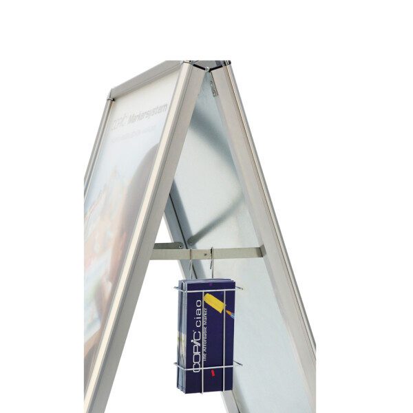 magnetoplan Drahthängekorb für Prospekte, DIN lang