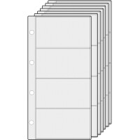 Alassio Ringbucheinlagen für Visitenkarten-Ringbuch