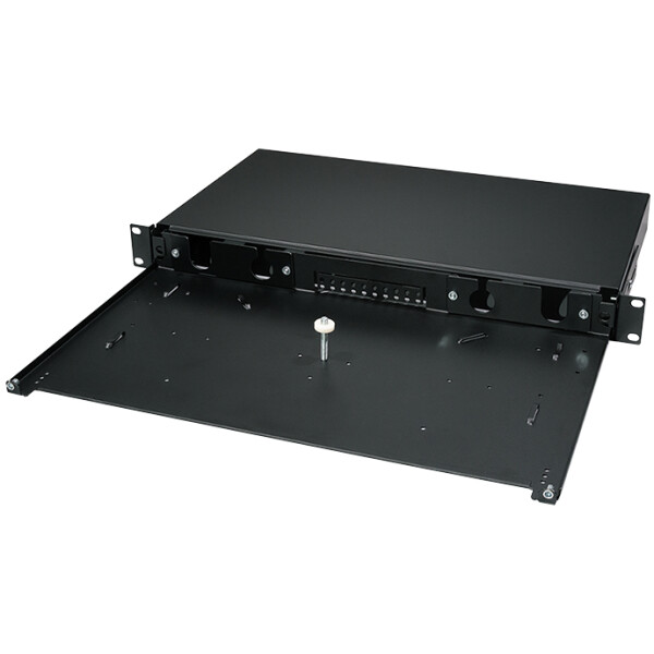 LogiLink Frontblende für 19" Spleißbox, 24 Ports, lichtgrau