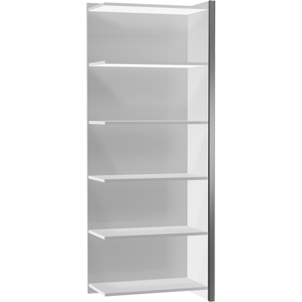 kerkmann Vorbautüren-Set für Regal, 5 Ordnerhöhen, anthrazit