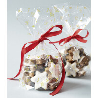 folia Verschluss-Clips, Länge: ca. 30 mm, gold