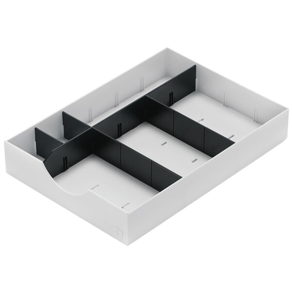 styro Unterteilungs-Set styrodoc, 2 Querstege, schwarz