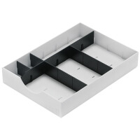 styro Unterteilungs-Set styrodoc, 2 Querstege, schwarz