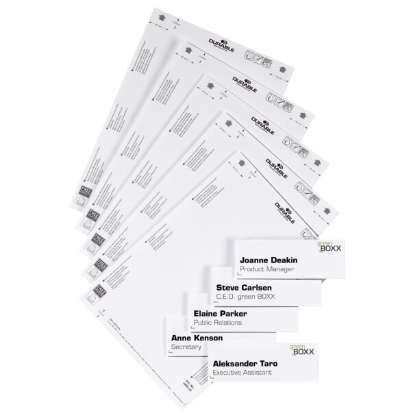 DURABLE Einsteckschilder INFO SIGN REFILL für Türschild