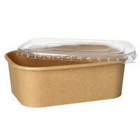 STARPAK Deckel für Verpackungsbecher "pure", transparent