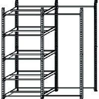 PAPERFLOW Gitterböden für Lagerregale, (B)1000...