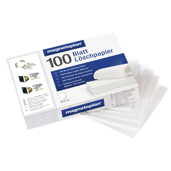magnetoplan Löschpapier für Tafellöscher, magnetisch