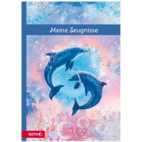 ROTH Zeugnismappe "Delfine", mit Design und Effekt