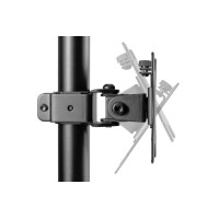 DIGITUS Universal Dual Monitorarm, Vertikal, schwarz