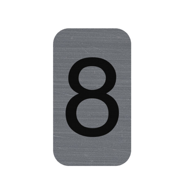 EXACOMPTA Selbstklebeschild Zahl "7", 25 x 44 mm
