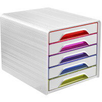 CEP Schubladenbox Smoove HAPPY, 5 Schübe, weiß...