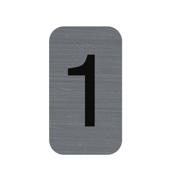 EXACOMPTA Selbstklebeschild Zahl "8", 25 x 44 mm