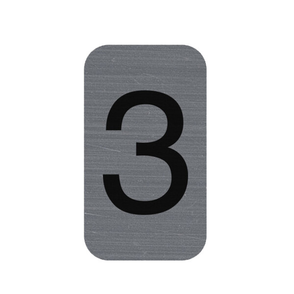 EXACOMPTA Selbstklebeschild Zahl "8", 25 x 44 mm