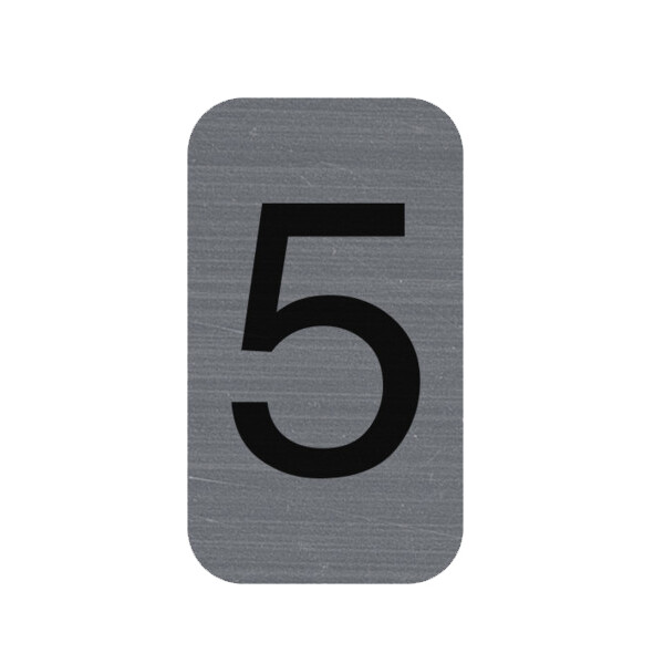 EXACOMPTA Selbstklebeschild Zahl "8", 25 x 44 mm