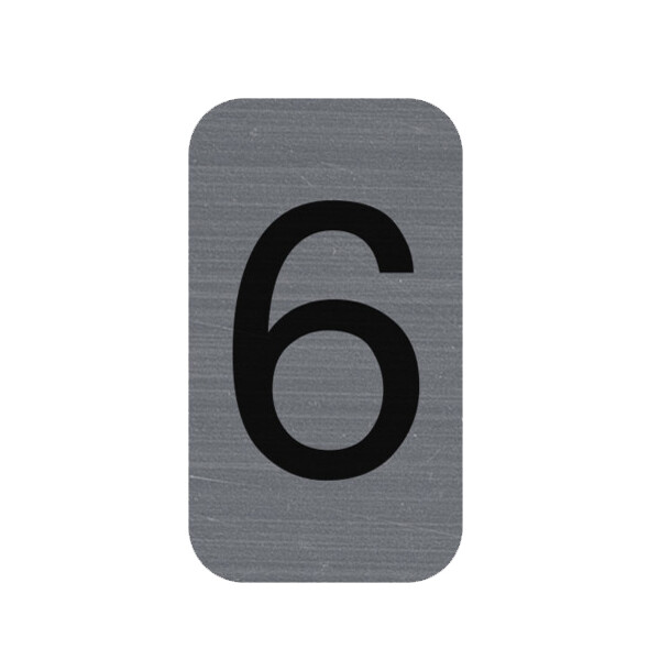 EXACOMPTA Selbstklebeschild Zahl "8", 25 x 44 mm