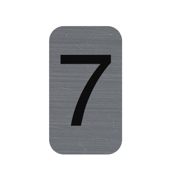 EXACOMPTA Selbstklebeschild Zahl "8", 25 x 44 mm